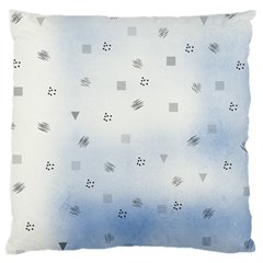 Simple Minimal Shapes Brushes Design Large Cushion Case (one Side) by LoolyElzayat