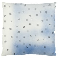 Simple Minimal Shapes Brushes Design Large Flano Cushion Case (two Sides) by LoolyElzayat