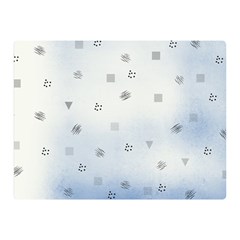 Simple Minimal Shapes Brushes Design Double Sided Flano Blanket (mini)  by LoolyElzayat