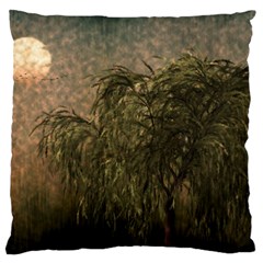 Willow At Sunset Large Cushion Case (one Side) by LoolyElzayat