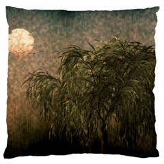 Willow At Sunset Large Flano Cushion Case (two Sides) by LoolyElzayat