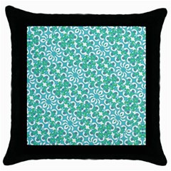 Colorful Abstract Print Pattern Throw Pillow Case (black) by dflcprintsclothing