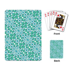 Colorful Abstract Print Pattern Playing Cards Single Design by dflcprintsclothing