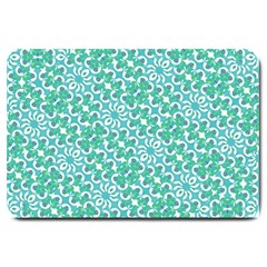 Colorful Abstract Print Pattern Large Doormat  by dflcprintsclothing