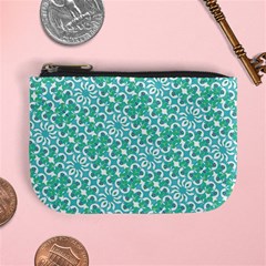 Colorful Abstract Print Pattern Mini Coin Purse by dflcprintsclothing