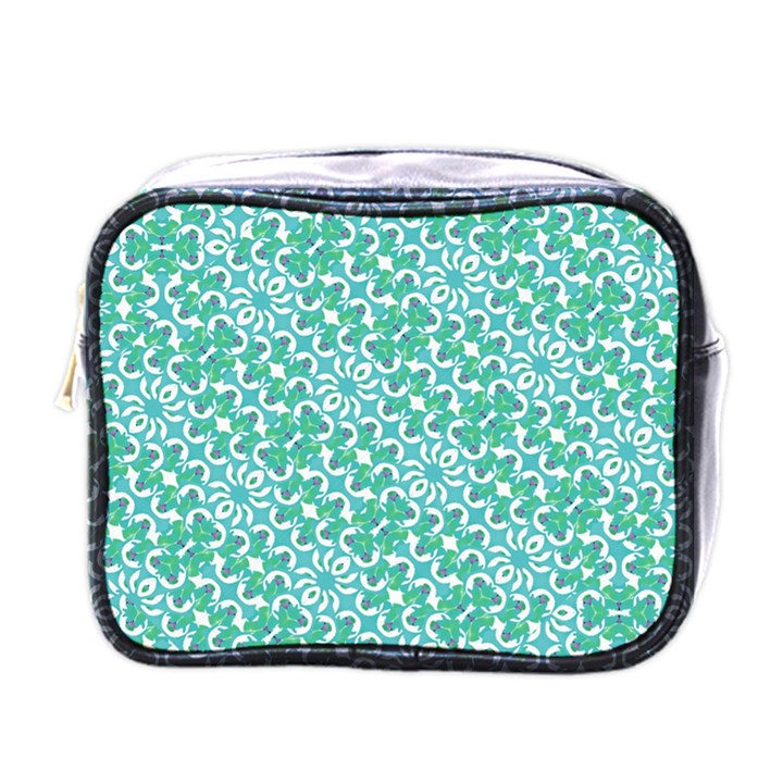 Colorful Abstract Print Pattern Mini Toiletries Bag (One Side)