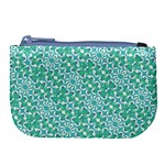 Colorful Abstract Print Pattern Large Coin Purse Front