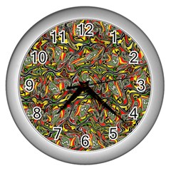 Ml-7-6 Wall Clock (silver) by ArtworkByPatrick