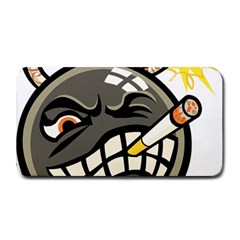 Smoking Cartoon Evil Bomb Cartoon Medium Bar Mats