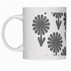 Zappwaits Flowers Black White Mugs