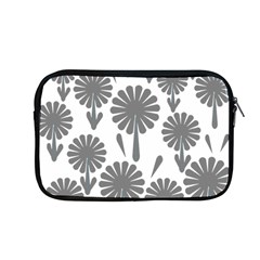 Zappwaits Flowers Black Apple Macbook Pro 13  Zipper Case