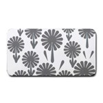 zappwaits flowers black Medium Bar Mats 16 x8.5  Bar Mat