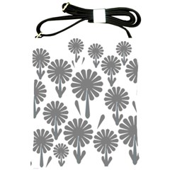 Zappwaits Flowers Black Shoulder Sling Bag