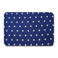 Navy Polka Dot Plate Mats by WensdaiAmbrose