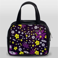 Buttercups & Violets Classic Handbag (two Sides) by WensdaiAmbrose