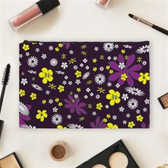 Buttercups & Violets Cosmetic Bag (large) by WensdaiAmbrose