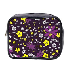 Buttercups & Violets Mini Toiletries Bag (two Sides) by WensdaiAmbrose