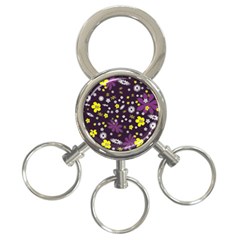 Buttercups & Violets 3-ring Key Chains by WensdaiAmbrose