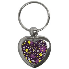 Buttercups & Violets Key Chains (heart)  by WensdaiAmbrose