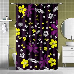 Buttercups & Violets Shower Curtain 48  X 72  (small)  by WensdaiAmbrose