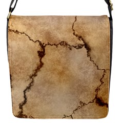 Stone Surface Stone Mass Flap Closure Messenger Bag (s) by Mariart