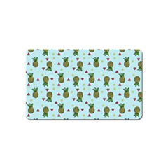 Pineapple Watermelon Fruit Lime Magnet (name Card) by Mariart