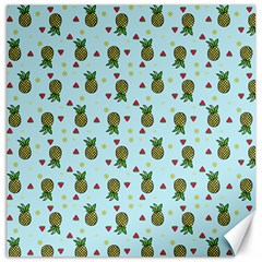 Pineapple Watermelon Fruit Lime Canvas 20  X 20  by Mariart