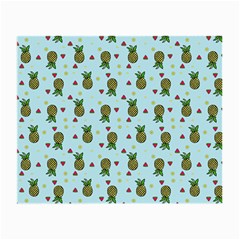 Pineapple Watermelon Fruit Lime Small Glasses Cloth (2-side) by Mariart