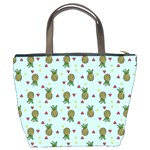 Pineapple Watermelon Fruit Lime Bucket Bag Back