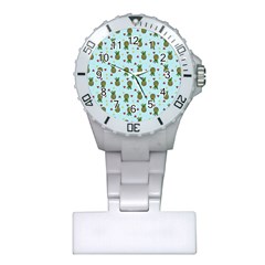 Pineapple Watermelon Fruit Lime Plastic Nurses Watch by Mariart