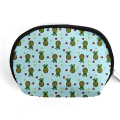 Pineapple Watermelon Fruit Lime Accessory Pouch (medium) by Mariart