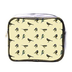 Bird Is The Word Mini Toiletries Bag (one Side) by WensdaiAmbrose