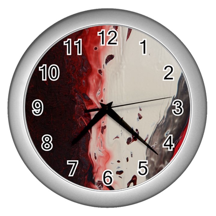 ARMAGEDDON Wall Clock (Silver)