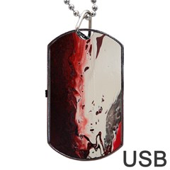 Armageddon Dog Tag Usb Flash (two Sides) by WILLBIRDWELL