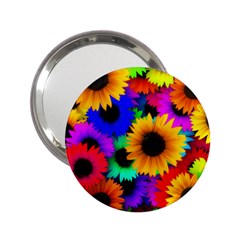 Sunflower Colorful 2 25  Handbag Mirrors by Mariart