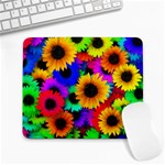 Sunflower Colorful Large Mousepads Front