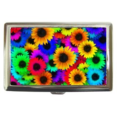 Sunflower Colorful Cigarette Money Case by Mariart