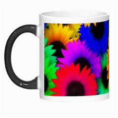 Sunflower Colorful Morph Mugs by Mariart