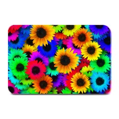 Sunflower Colorful Plate Mats by Mariart