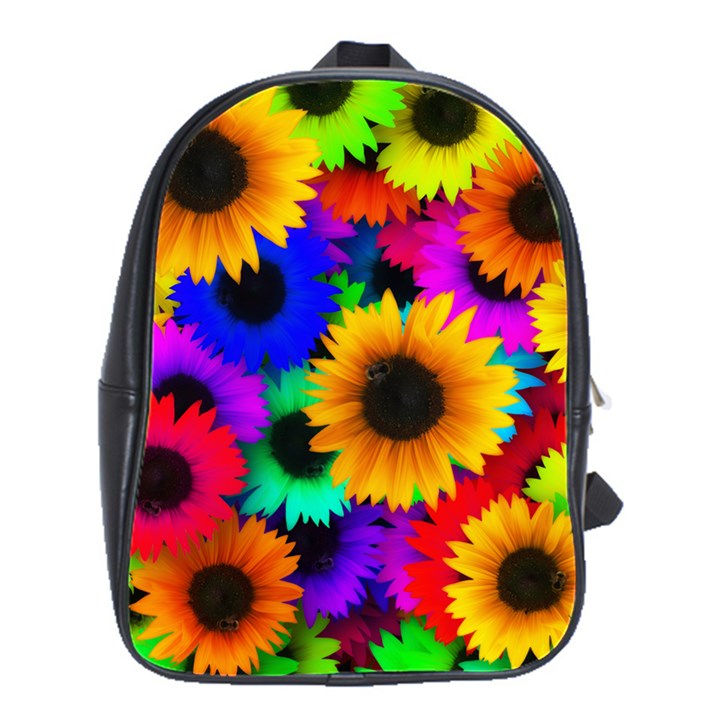 Sunflower Colorful School Bag (Large)