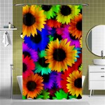 Sunflower Colorful Shower Curtain 48  x 72  (Small)  Curtain(48  X 72 ) - 42.18 x64.8  Curtain(48  X 72 )