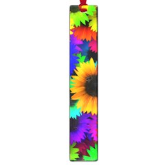 Sunflower Colorful Large Book Marks by Mariart