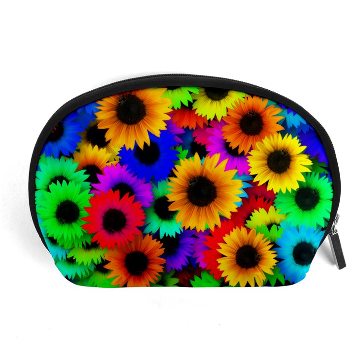 Sunflower Colorful Accessory Pouch (Large)