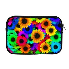 Sunflower Colorful Apple Macbook Pro 17  Zipper Case by Mariart