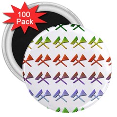 Yard Work Gardening Landscaping 3  Magnets (100 Pack) by Mariart