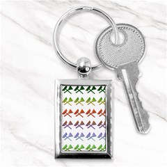 Yard Work Gardening Landscaping Key Chains (rectangle)  by Mariart