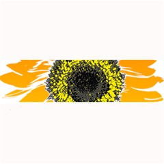 Sunflower Flower Yellow Orange Large Bar Mats by Mariart