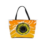 Sunflower Flower Yellow Orange Classic Shoulder Handbag Front