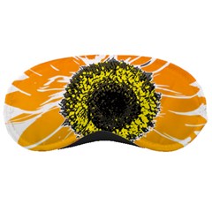 Sunflower Flower Yellow Orange Sleeping Masks by Mariart