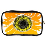 Sunflower Flower Yellow Orange Toiletries Bag (Two Sides) Front